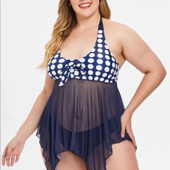 Swim Plus Size Swimsuit Sexy Bikini Tankini Set 14w 16w Poshmark